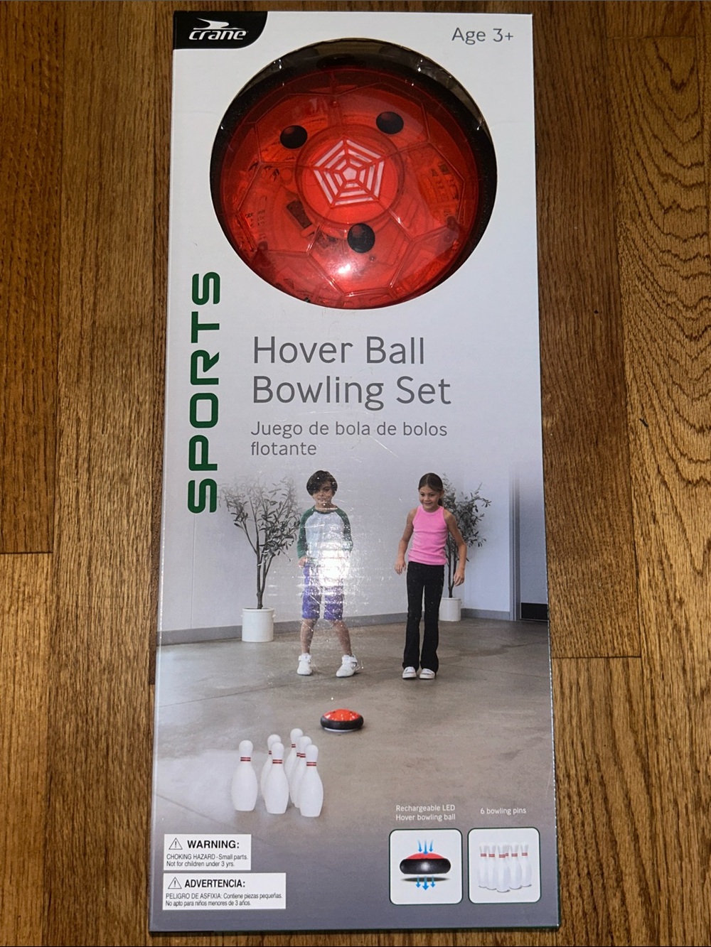 Crane Sports Hover Ball Bowling Set - Red Hover Ball NIB